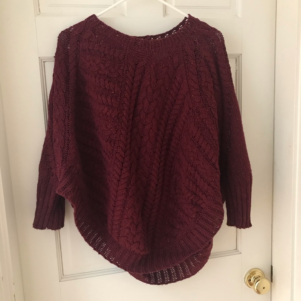 Angel of north poncho sweater